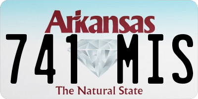 AR license plate 741MIS