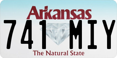 AR license plate 741MIY