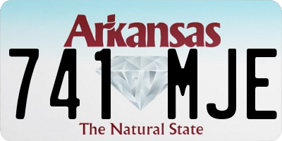 AR license plate 741MJE