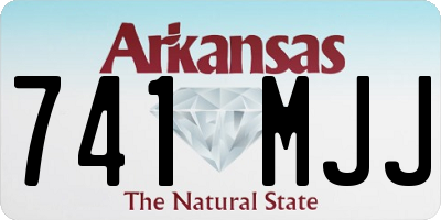 AR license plate 741MJJ