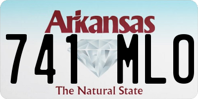 AR license plate 741MLO