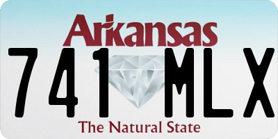 AR license plate 741MLX