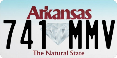 AR license plate 741MMV