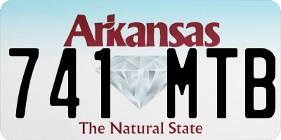 AR license plate 741MTB