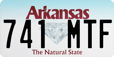 AR license plate 741MTF