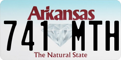 AR license plate 741MTH
