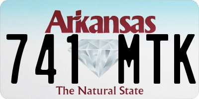 AR license plate 741MTK
