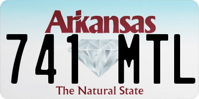 AR license plate 741MTL