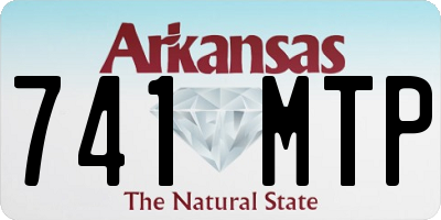AR license plate 741MTP