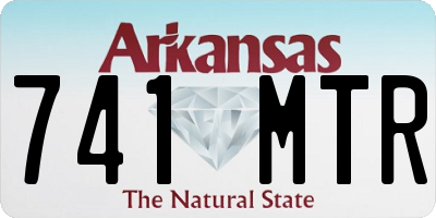 AR license plate 741MTR
