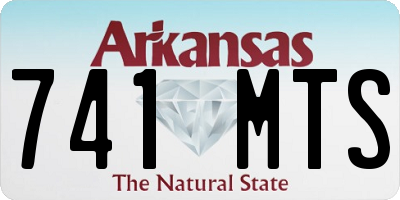 AR license plate 741MTS