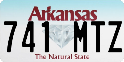 AR license plate 741MTZ