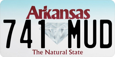 AR license plate 741MUD