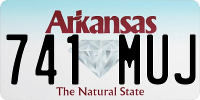 AR license plate 741MUJ