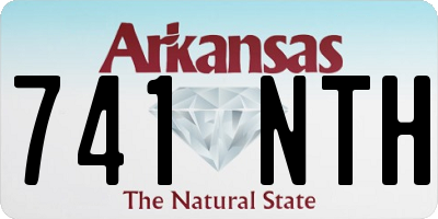 AR license plate 741NTH