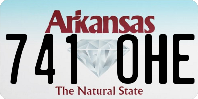 AR license plate 741OHE