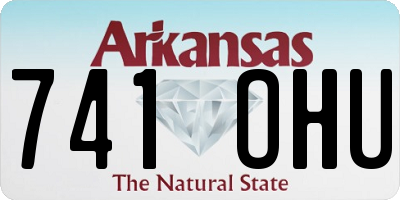 AR license plate 741OHU