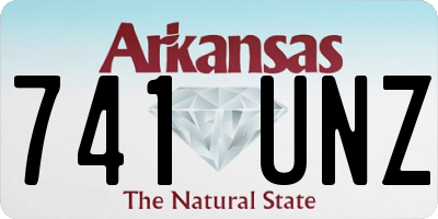 AR license plate 741UNZ