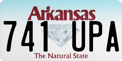 AR license plate 741UPA