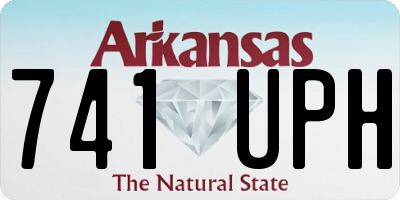 AR license plate 741UPH