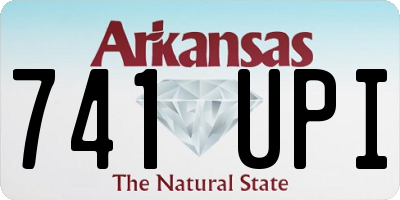 AR license plate 741UPI