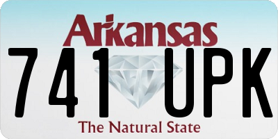 AR license plate 741UPK