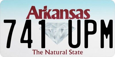 AR license plate 741UPM