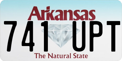 AR license plate 741UPT