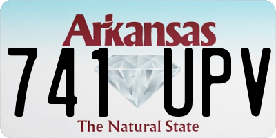 AR license plate 741UPV