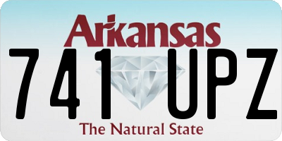 AR license plate 741UPZ