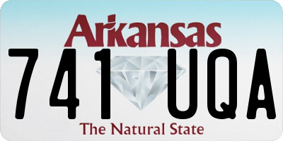 AR license plate 741UQA