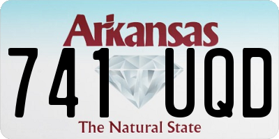 AR license plate 741UQD