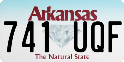 AR license plate 741UQF