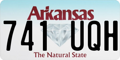 AR license plate 741UQH
