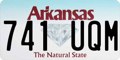AR license plate 741UQM