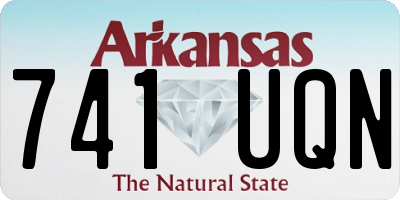AR license plate 741UQN
