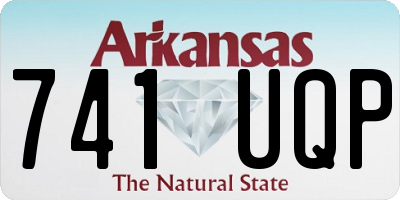 AR license plate 741UQP