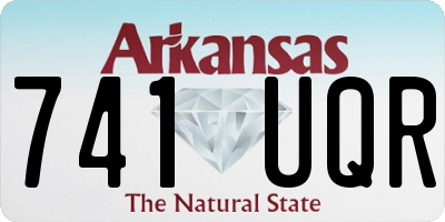 AR license plate 741UQR