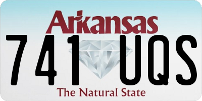 AR license plate 741UQS