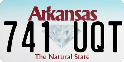 AR license plate 741UQT