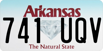 AR license plate 741UQV