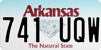 AR license plate 741UQW