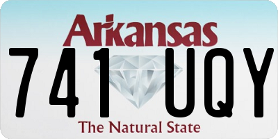 AR license plate 741UQY