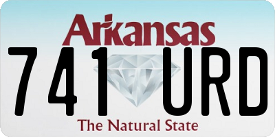 AR license plate 741URD