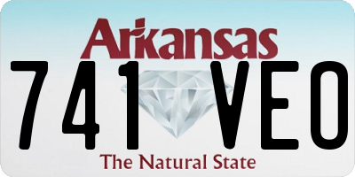 AR license plate 741VEO