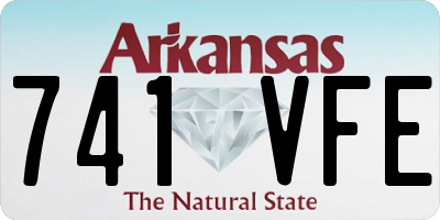 AR license plate 741VFE