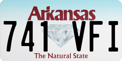 AR license plate 741VFI