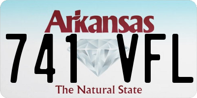 AR license plate 741VFL