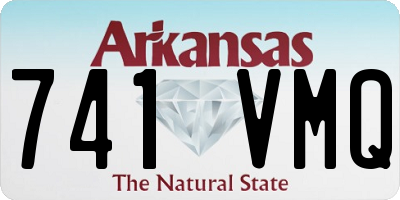 AR license plate 741VMQ
