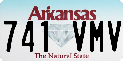 AR license plate 741VMV